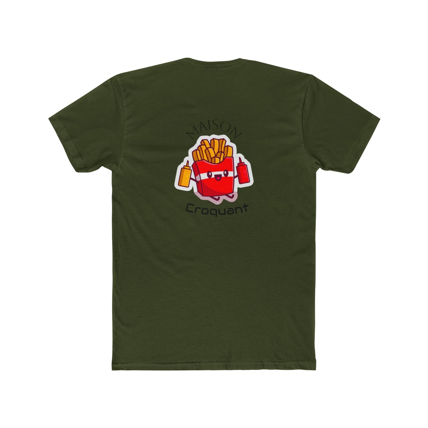 Golden Sticks Unisex Cotton Crew Tee, Fun T-Shirt, Casual Wear, Gift for Food Lovers, Summer Outing, Festival Clothing, Unique Design - Junhae Studio