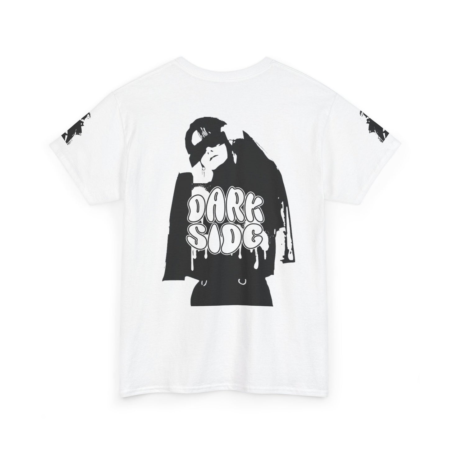 Dark Side Graphic Tee – Unisex Heavy Cotton Streetwear Shirt for Music Lovers & Trendsetters - Junhae Studio