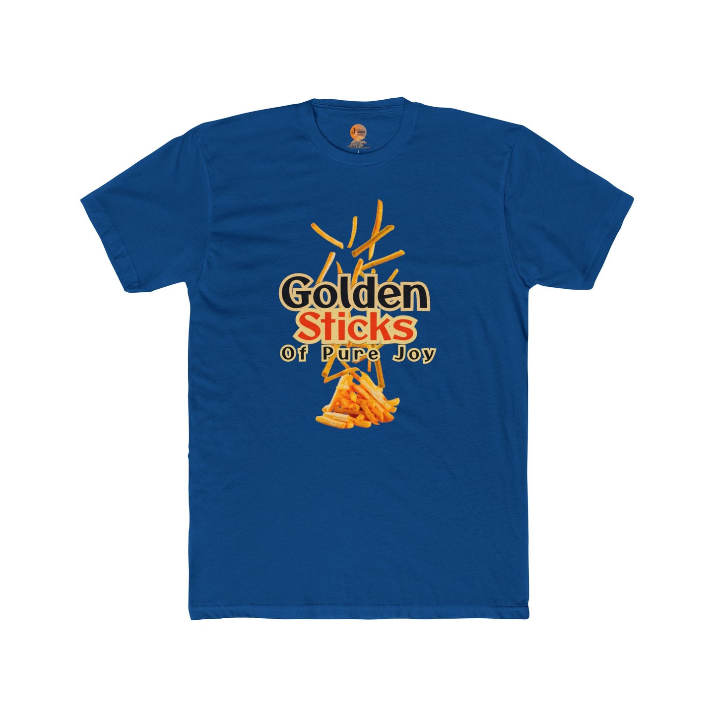 Golden Sticks Unisex Cotton Crew Tee, Fun T-Shirt, Casual Wear, Gift for Food Lovers, Summer Outing, Festival Clothing, Unique Design - Junhae Studio