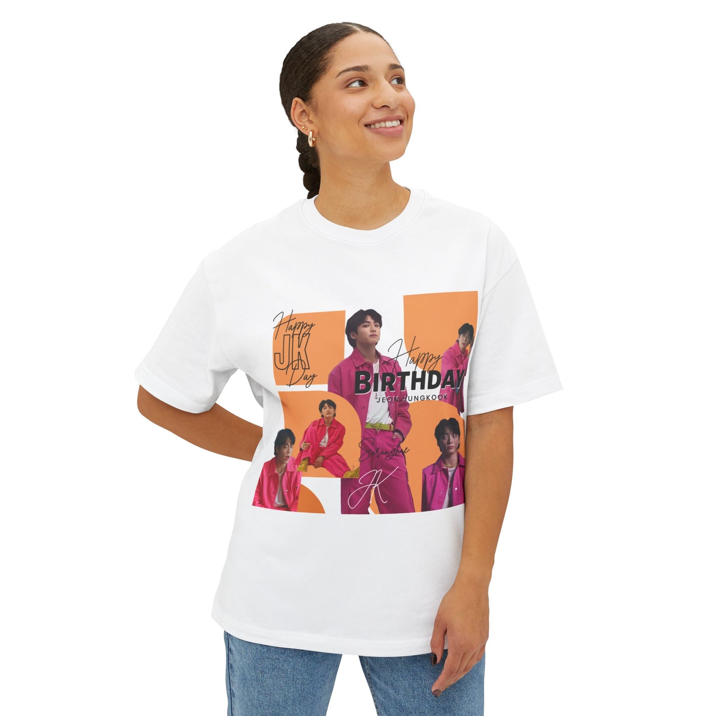 Birthday Celebration Oversized Tee – The Perfect Gift for Fans - Junhae Studio