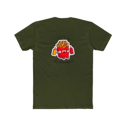 Golden Sticks Unisex Cotton Crew Tee, Fun T-Shirt, Casual Wear, Gift for Food Lovers, Summer Outing, Festival Clothing, Unique Design - Junhae Studio