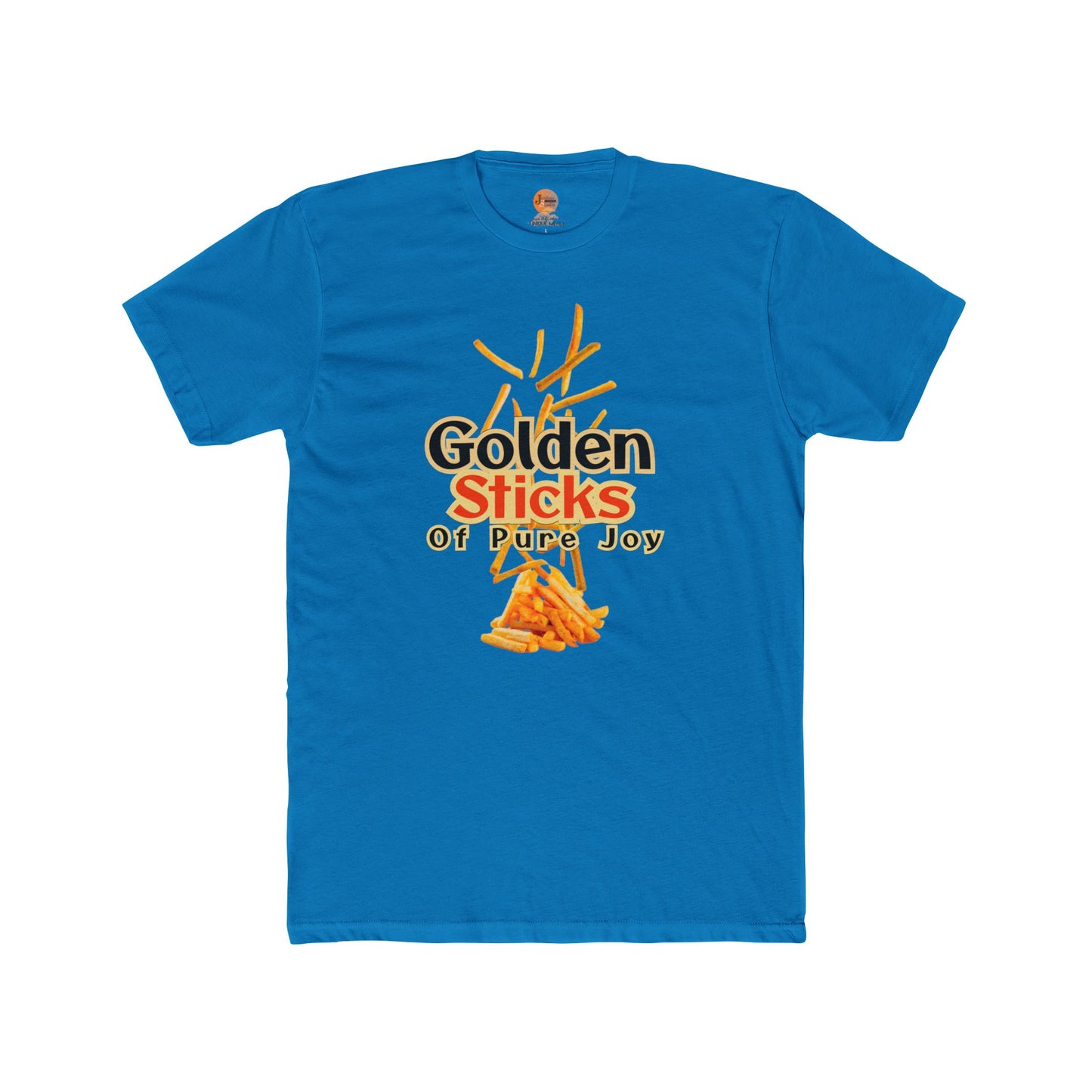 Golden Sticks Unisex Cotton Crew Tee, Fun T-Shirt, Casual Wear, Gift for Food Lovers, Summer Outing, Festival Clothing, Unique Design - Junhae Studio