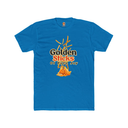 Golden Sticks Unisex Cotton Crew Tee, Fun T-Shirt, Casual Wear, Gift for Food Lovers, Summer Outing, Festival Clothing, Unique Design - Junhae Studio