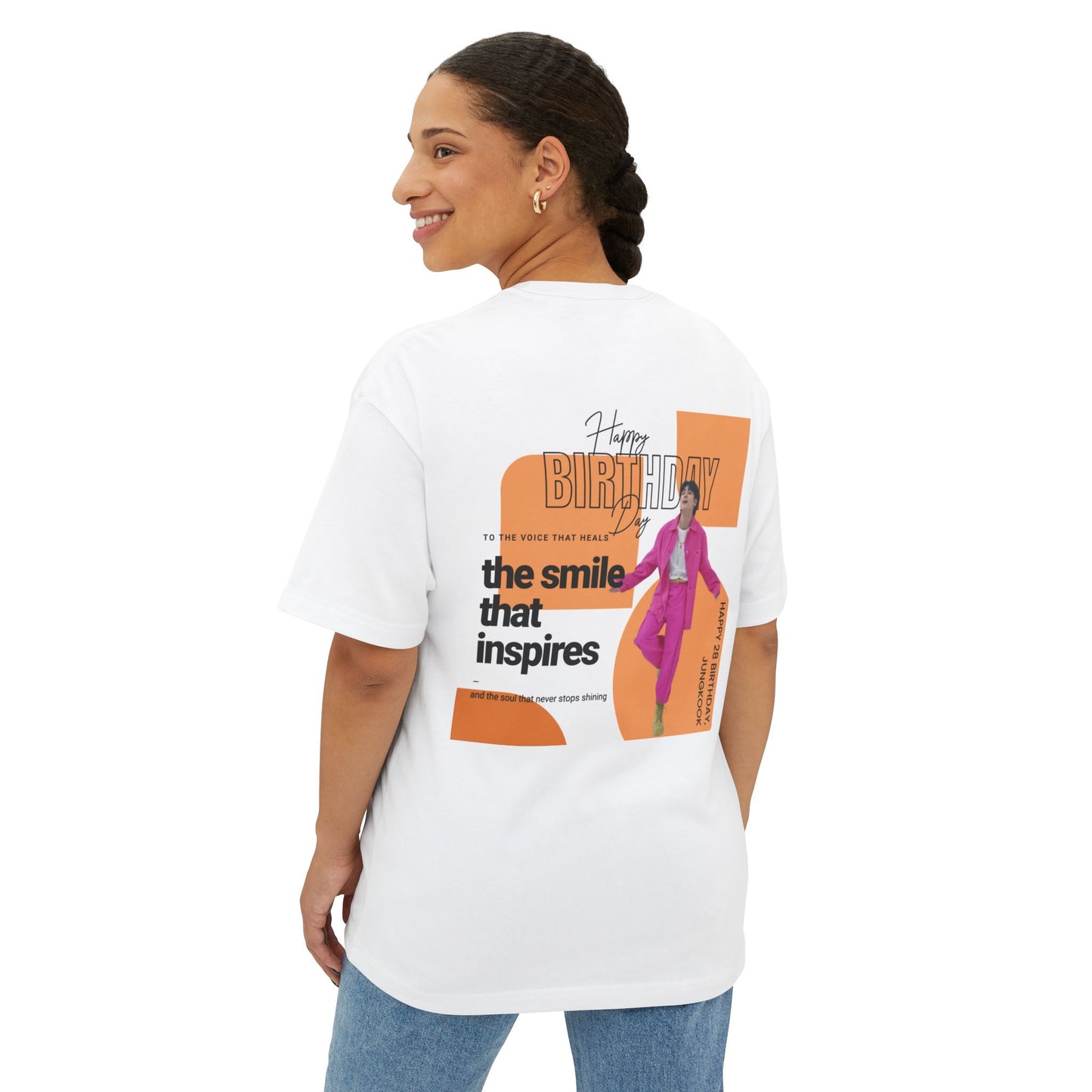 Birthday Celebration Oversized Tee – The Perfect Gift for Fans - Junhae Studio