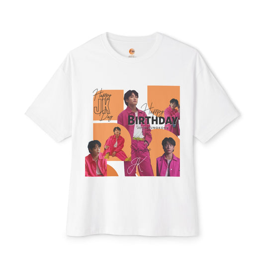 Birthday Celebration Oversized Tee – The Perfect Gift for Fans - Junhae Studio