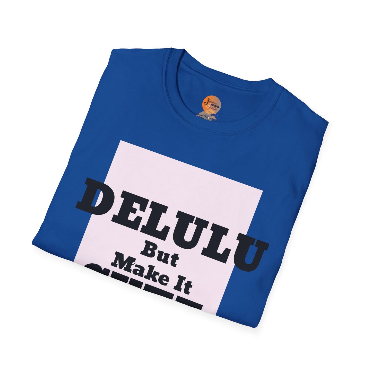 Delulu But Make It Cute – Kawaii Panda Unisex T-Shirt | Soft Aesthetic Fun Tee - Junhae Studio