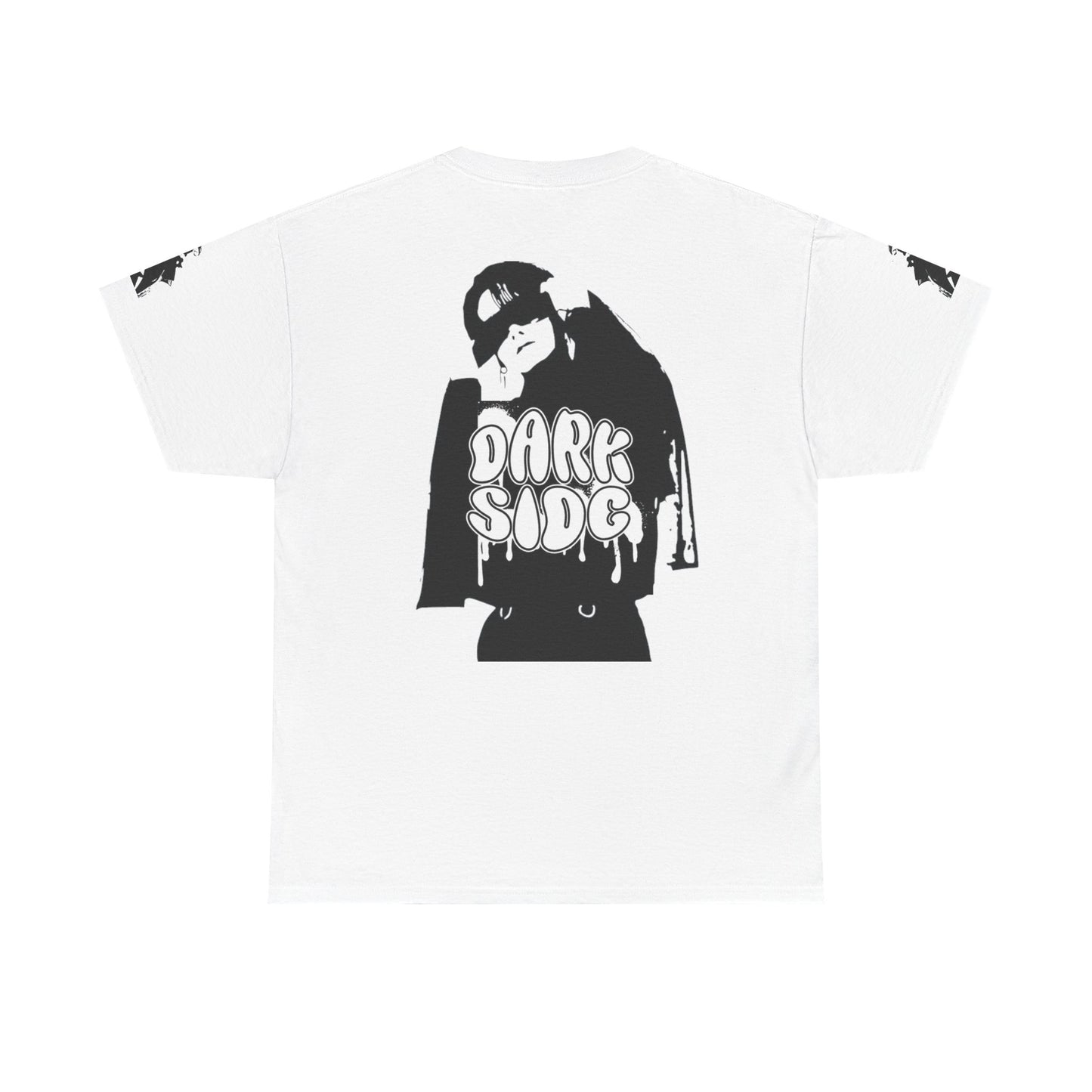 Dark Side Graphic Tee – Unisex Heavy Cotton Streetwear Shirt for Music Lovers & Trendsetters - Junhae Studio