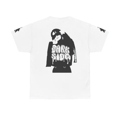 Dark Side Graphic Tee – Unisex Heavy Cotton Streetwear Shirt for Music Lovers & Trendsetters - Junhae Studio
