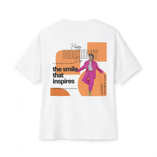 Birthday Celebration Oversized Tee – The Perfect Gift for Fans - Junhae Studio