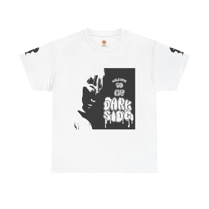 Dark Side Graphic Tee – Unisex Heavy Cotton Streetwear Shirt for Music Lovers & Trendsetters - Junhae Studio