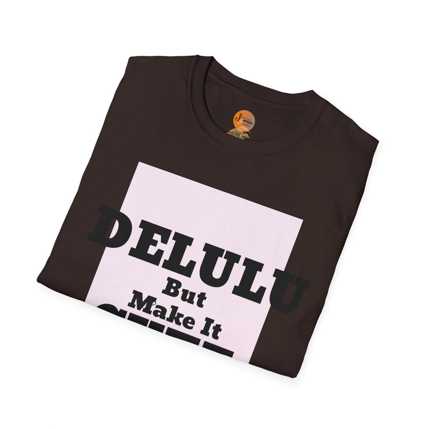 Delulu But Make It Cute – Kawaii Panda Unisex T-Shirt | Soft Aesthetic Fun Tee - Junhae Studio